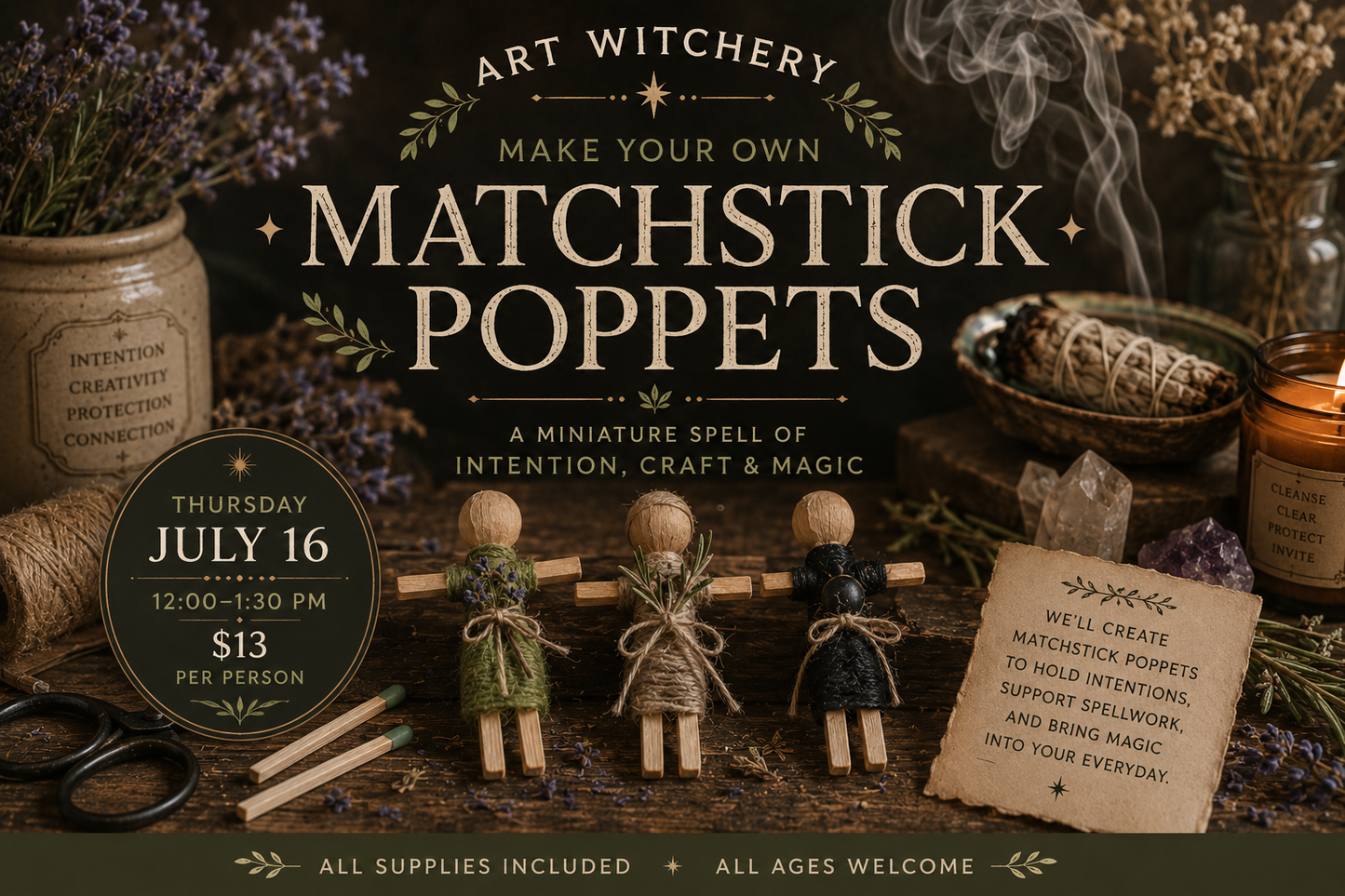 Art Witchery: Pocket Matchstick Poppets