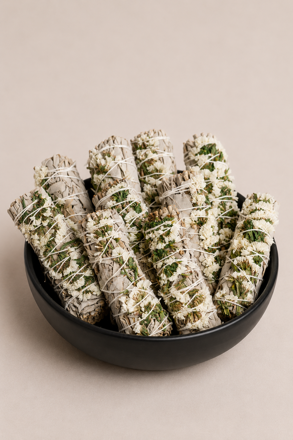 White Sinuata and White Sage Bundle