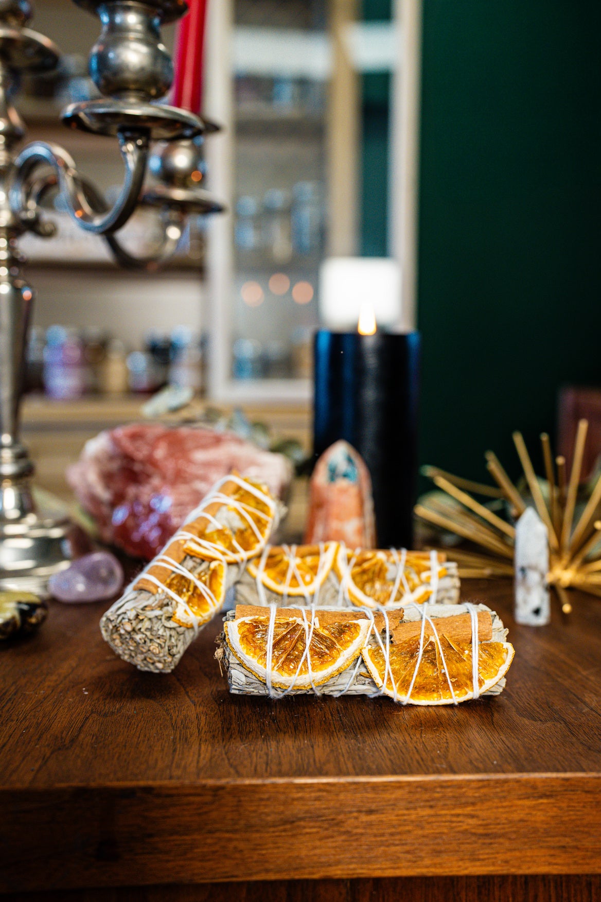 Orange, Cinnamon, and White Sage Bundle