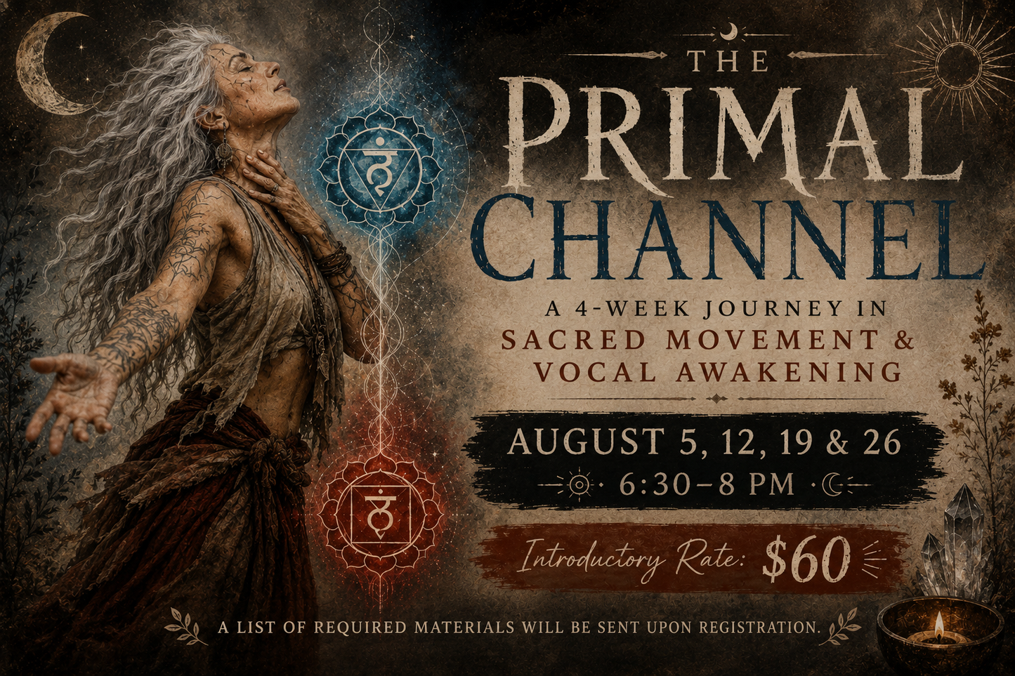 The Primal Channel: A 4-Week Journey in Sacred Movement & Vocal Awakening