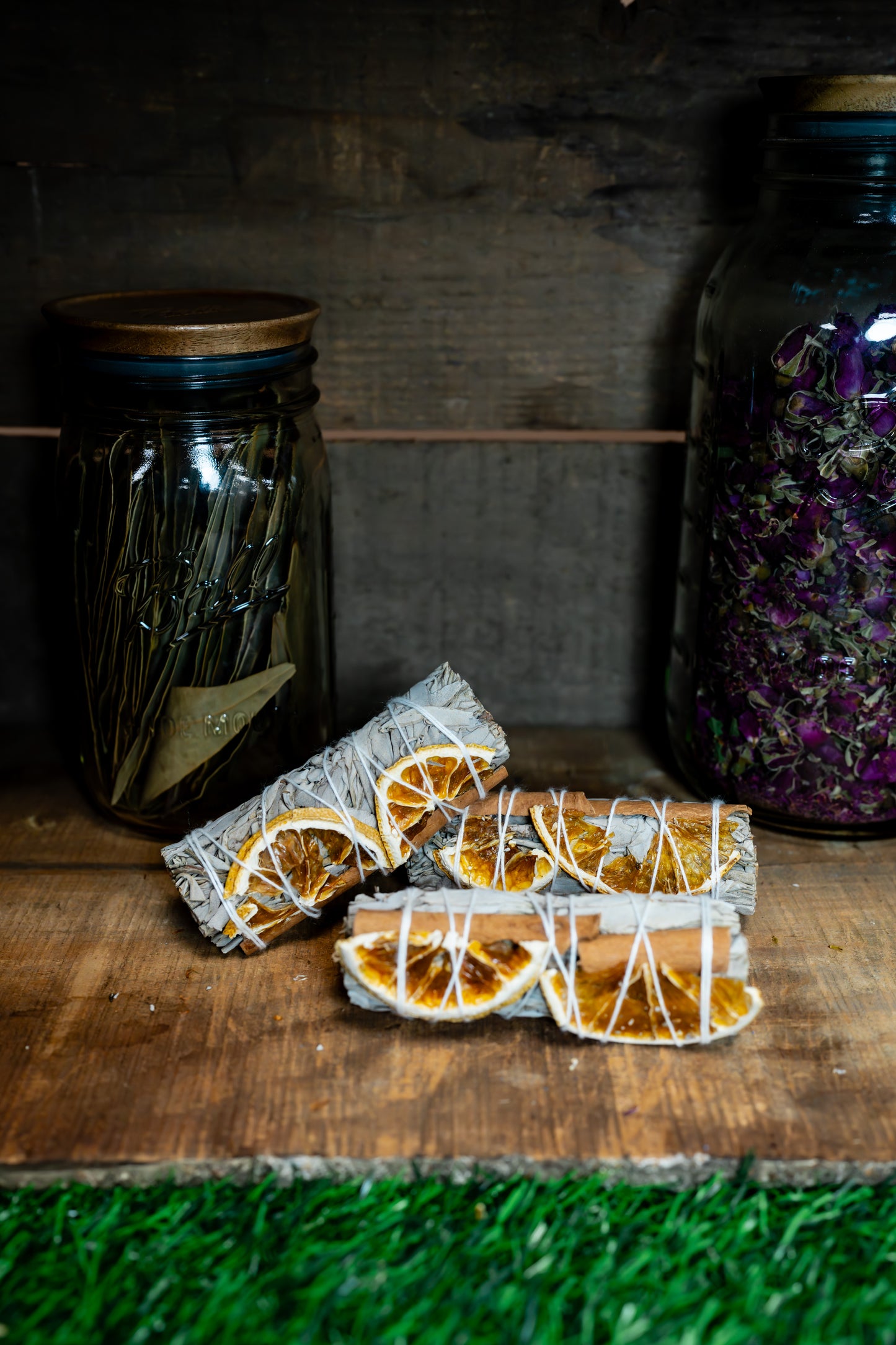 Orange, Cinnamon, and White Sage Bundle